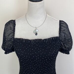 NWT ReVamped Smocked Bodycon Dress